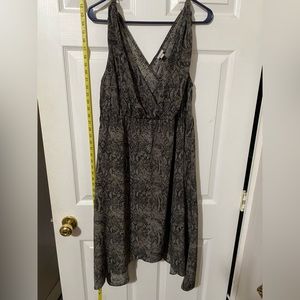 Converse dress, snakeskin print